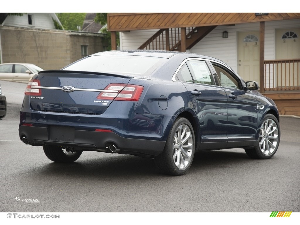 2017 Taurus Limited AWD - Blue Jeans / Dune photo #3