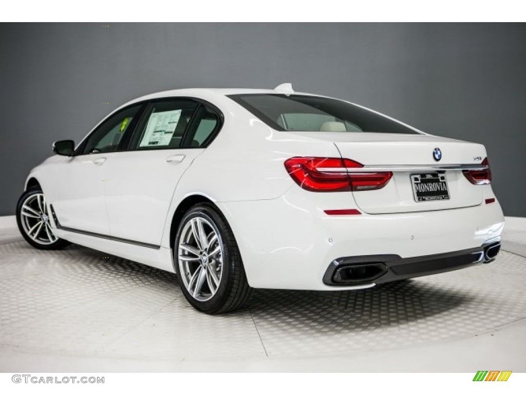 2018 7 Series 740i Sedan - Mineral White Metallic / Ivory White/Black photo #3