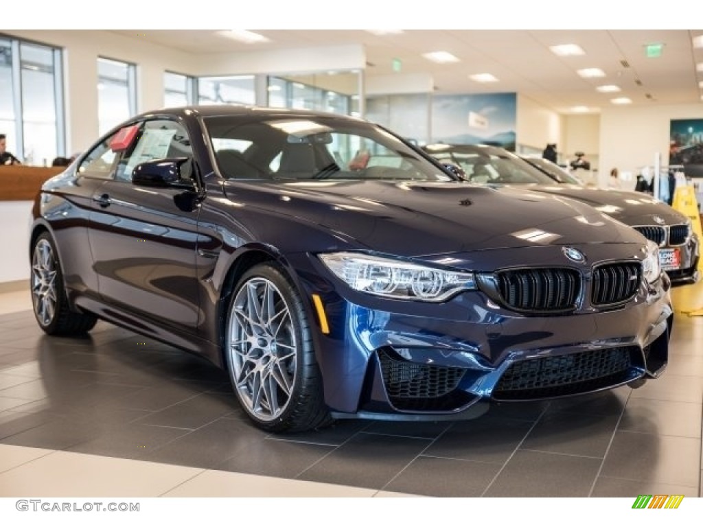 Tanzanite Blue Metallic 2017 BMW M4 Coupe Exterior Photo #120721130