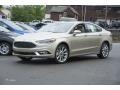 White Gold 2017 Ford Fusion Platinum AWD
