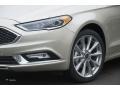 2017 White Gold Ford Fusion Platinum AWD  photo #2