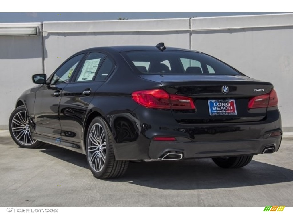 2017 5 Series 540i Sedan - Black Sapphire Metallic / Black photo #3