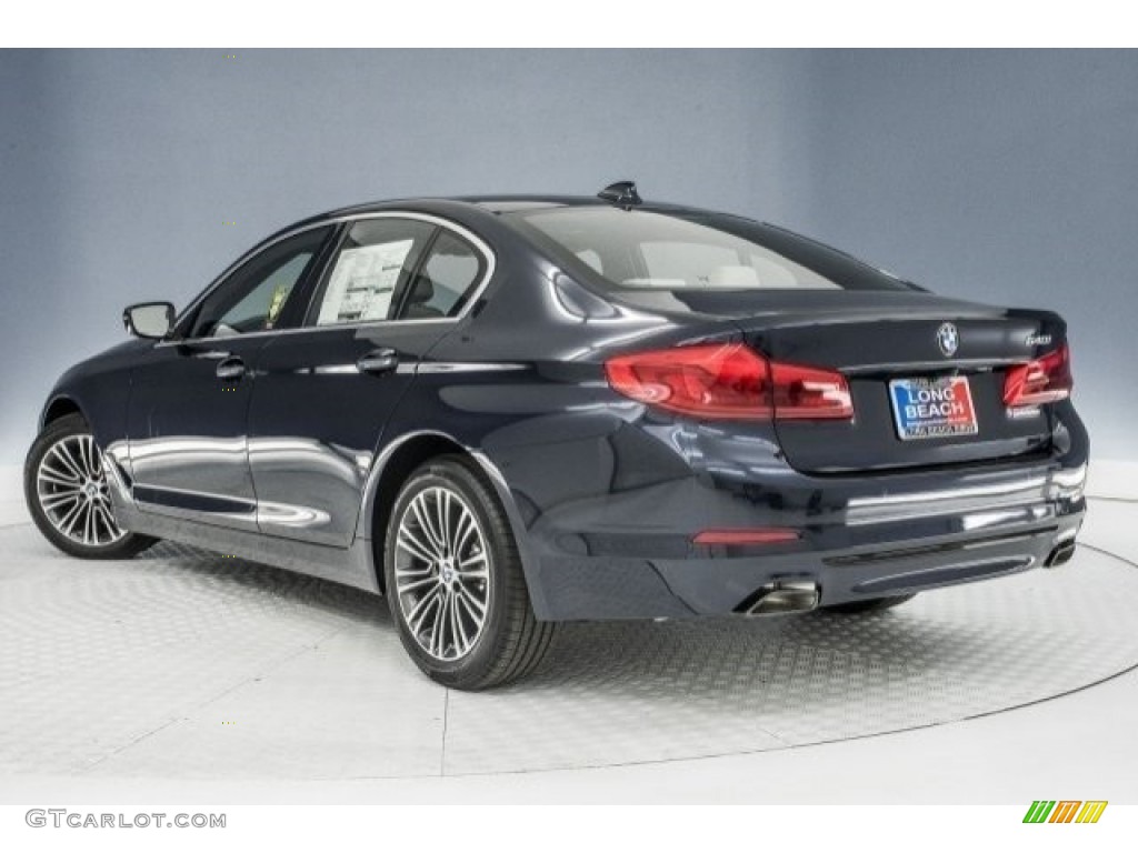 2017 5 Series 540i Sedan - Imperial Blue Metallic / Ivory White photo #3
