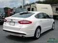 2016 White Platinum Tri-Coat Metallic Ford Fusion SE  photo #4