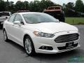 2016 White Platinum Tri-Coat Metallic Ford Fusion SE  photo #6