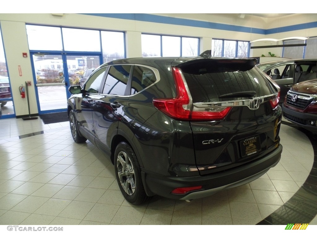 2017 CR-V EX AWD - Gunmetal Metallic / Gray photo #2