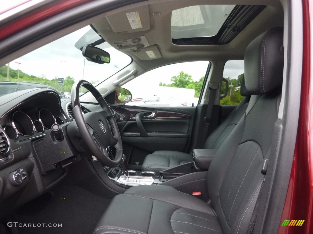 2017 Enclave Leather AWD - Crimson Red Tintcoat / Ebony/Ebony photo #14