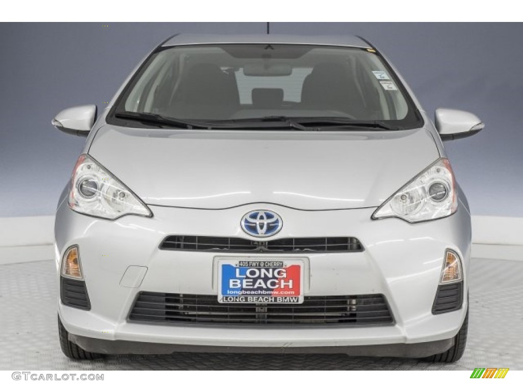 2012 Prius c Hybrid Two - Classic Silver Metallic / Light Blue Gray/Black photo #2