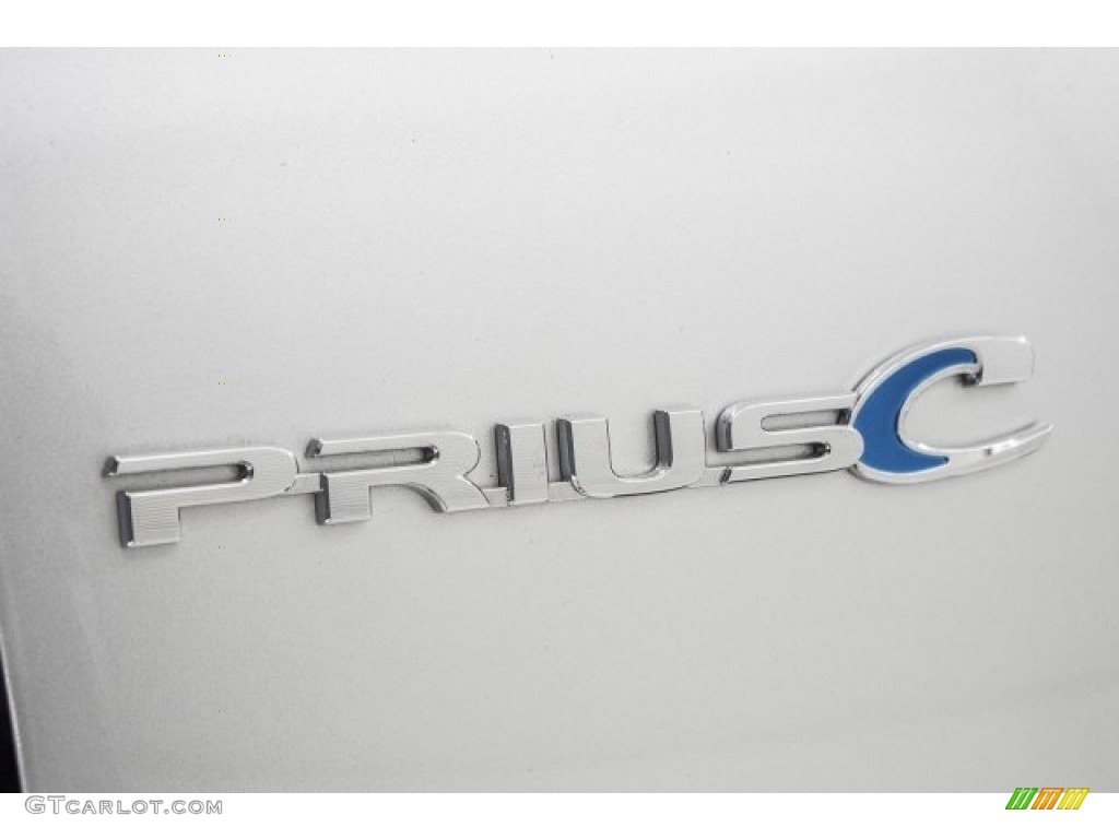 2012 Prius c Hybrid Two - Classic Silver Metallic / Light Blue Gray/Black photo #7
