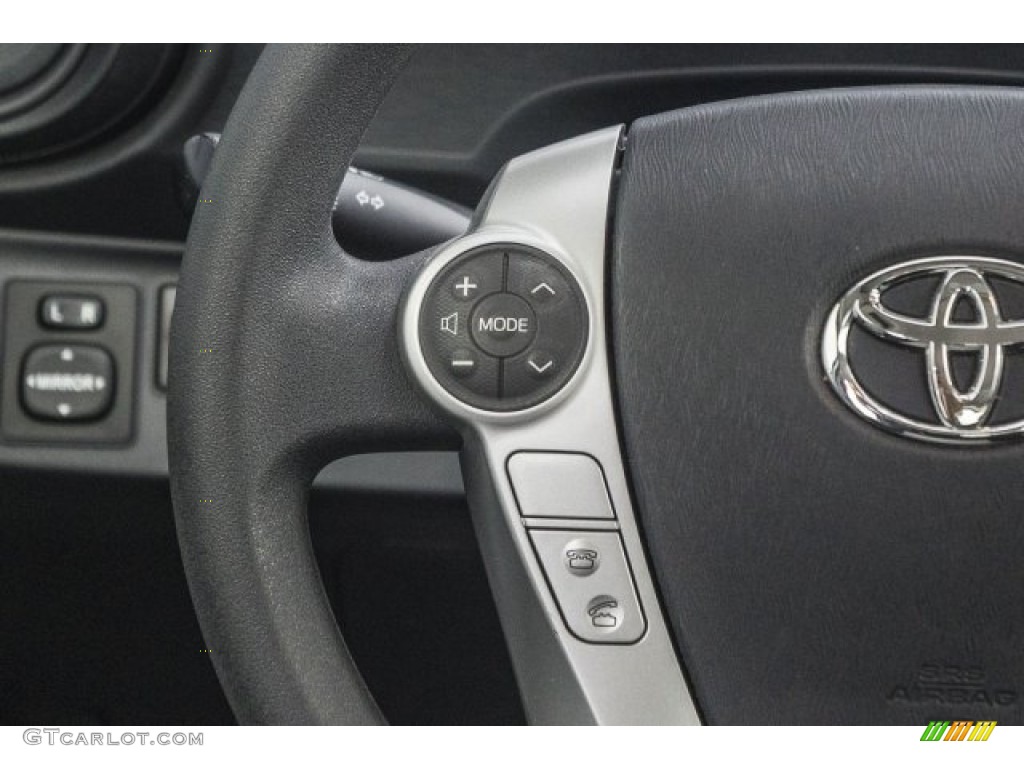 2012 Prius c Hybrid Two - Classic Silver Metallic / Light Blue Gray/Black photo #23