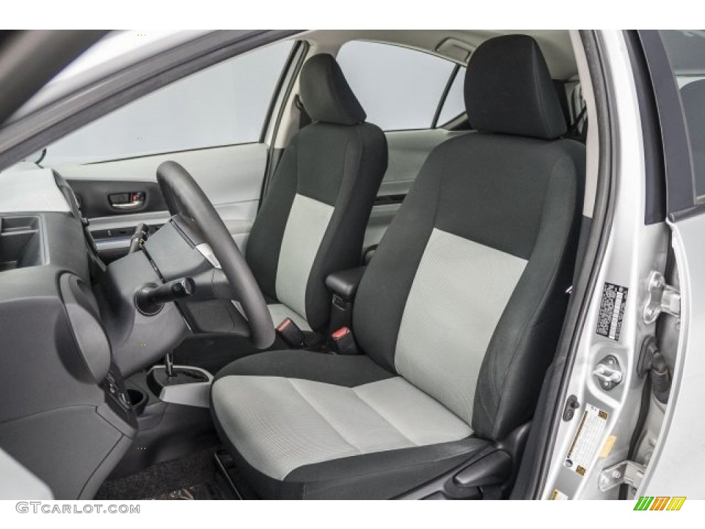 2012 Prius c Hybrid Two - Classic Silver Metallic / Light Blue Gray/Black photo #31