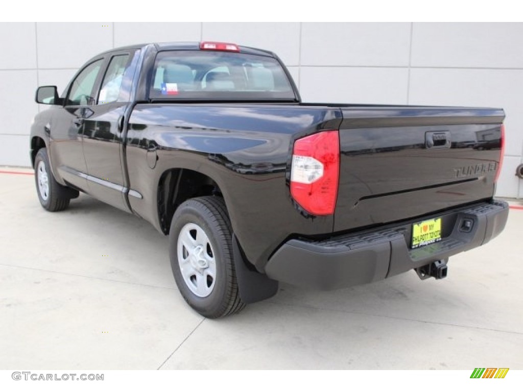 2017 Tundra SR Double Cab - Midnight Black Metallic / Graphite photo #5