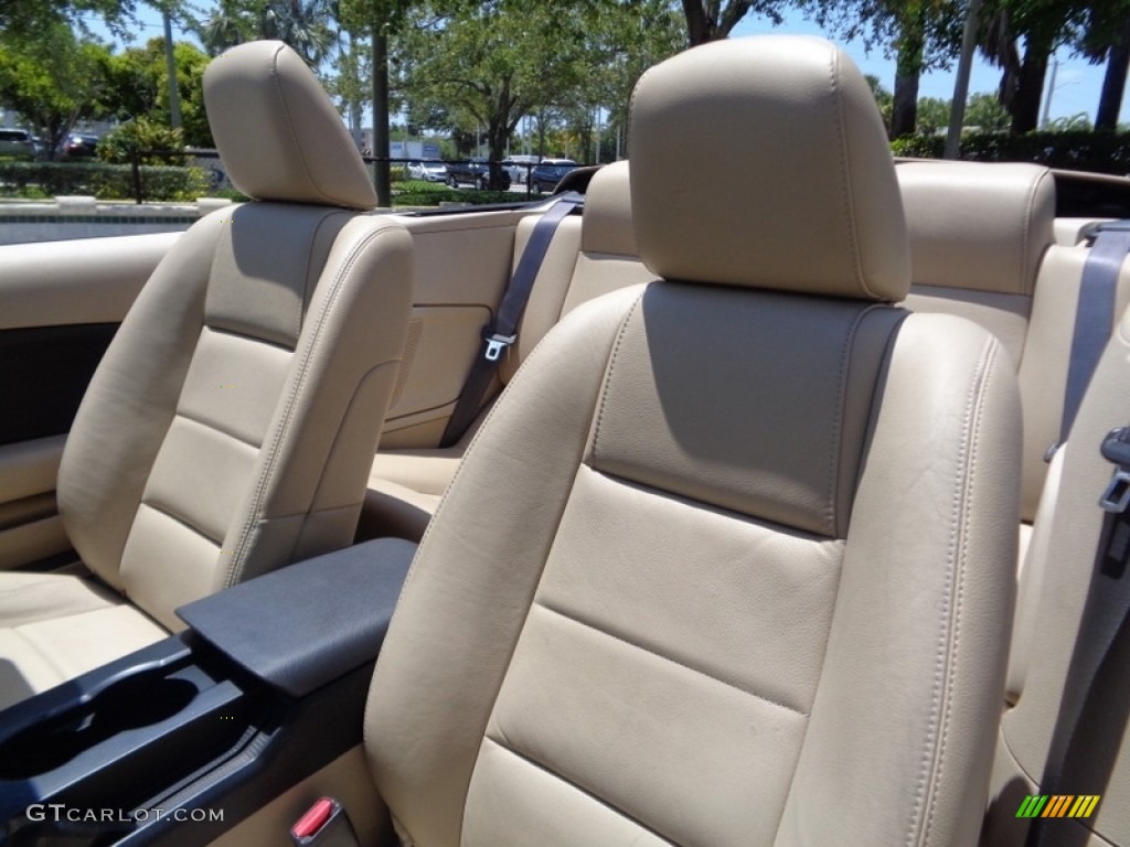 2007 Mustang V6 Premium Convertible - Redfire Metallic / Medium Parchment photo #4