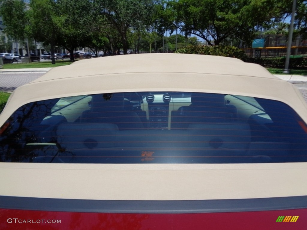 2007 Mustang V6 Premium Convertible - Redfire Metallic / Medium Parchment photo #46