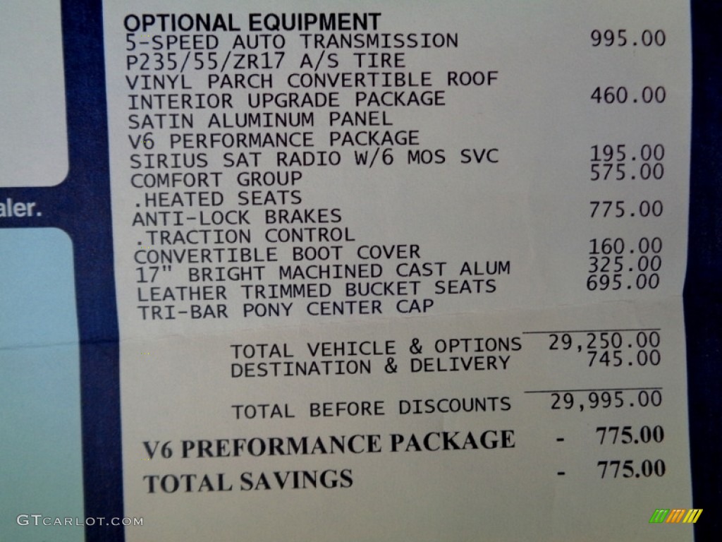 2007 Mustang V6 Premium Convertible - Redfire Metallic / Medium Parchment photo #85