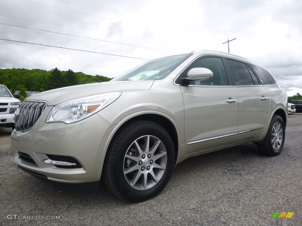 2017 Enclave Leather AWD - Sparkling Silver Metallic / Ebony/Ebony photo #1