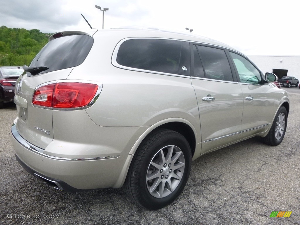 2017 Enclave Leather AWD - Sparkling Silver Metallic / Ebony/Ebony photo #8