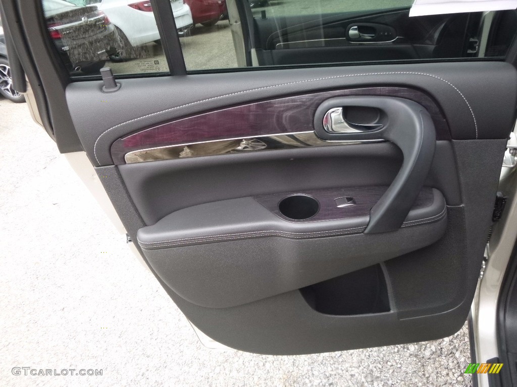 2017 Enclave Leather AWD - Sparkling Silver Metallic / Ebony/Ebony photo #18