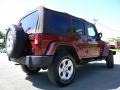 2007 Red Rock Crystal Pearl Jeep Wrangler Unlimited Sahara  photo #10