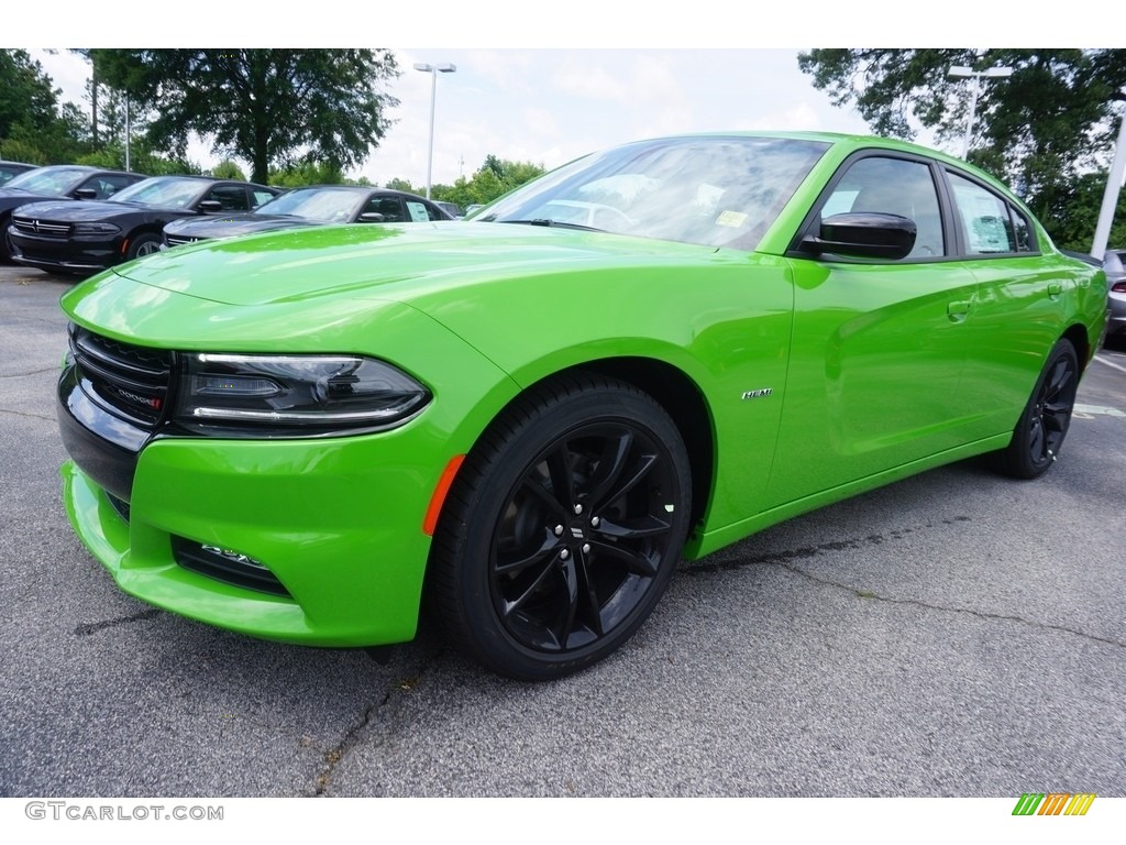2017 Charger R/T - Green Go / Black photo #1