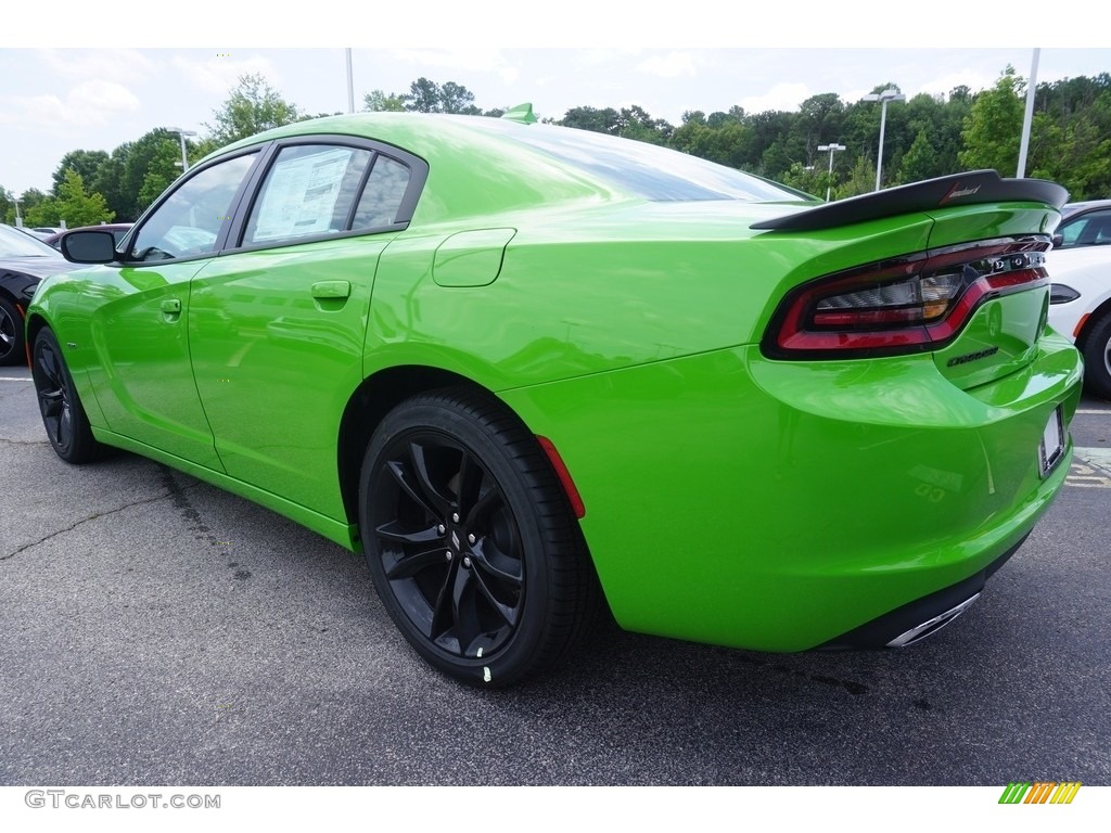 2017 Charger R/T - Green Go / Black photo #2