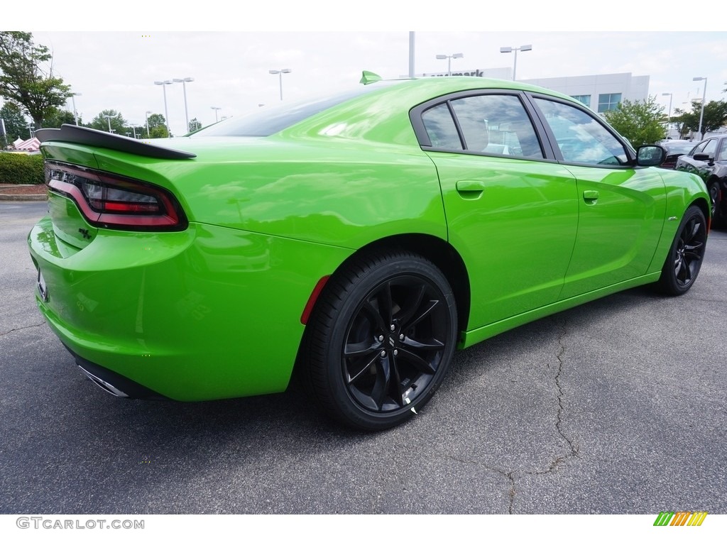 2017 Charger R/T - Green Go / Black photo #3