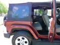 2007 Red Rock Crystal Pearl Jeep Wrangler Unlimited Sahara  photo #24