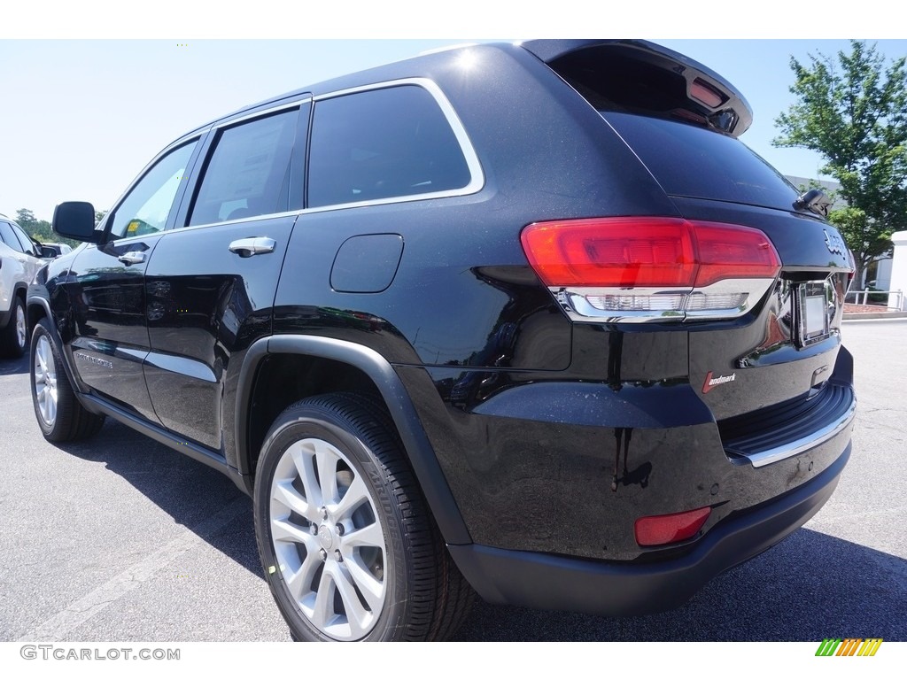 2017 Grand Cherokee Limited - Diamond Black Crystal Pearl / Black photo #2