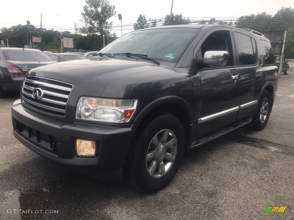 2005 QX 56 4WD - Silver Graphite Gray / Graphite photo #2
