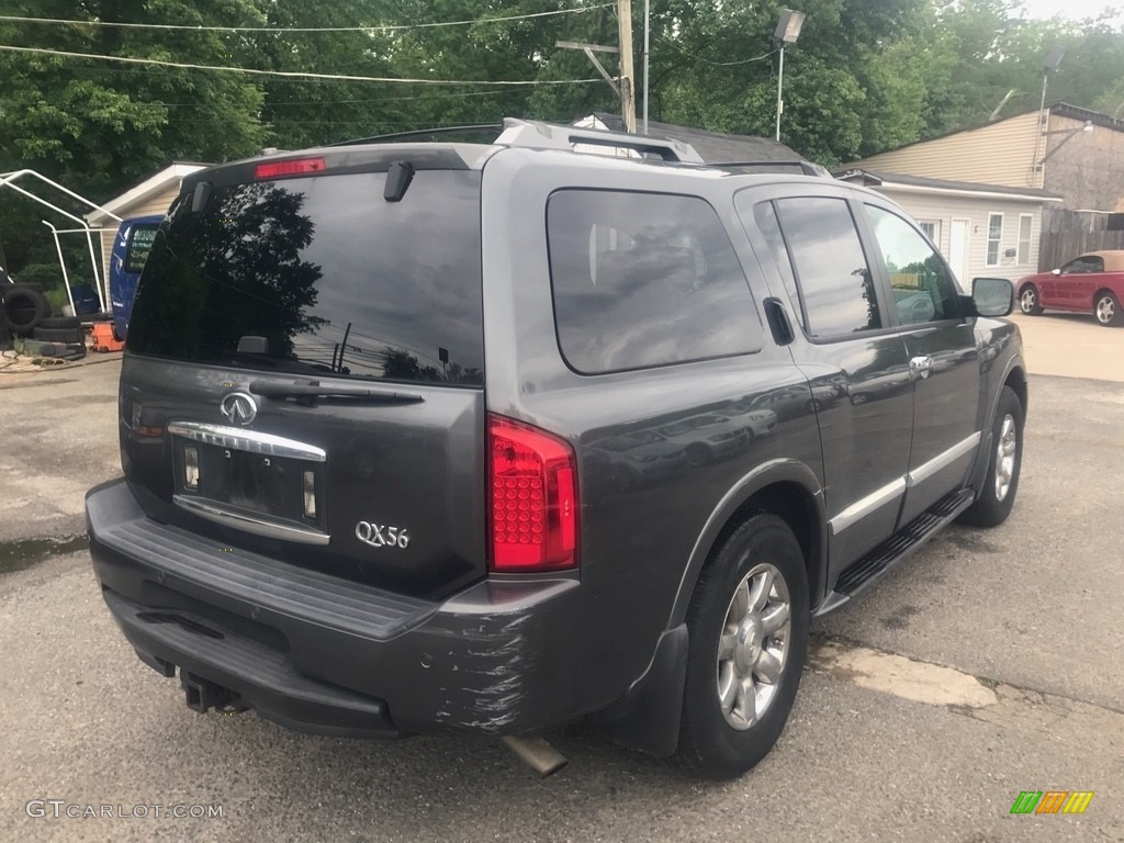 2005 QX 56 4WD - Silver Graphite Gray / Graphite photo #6