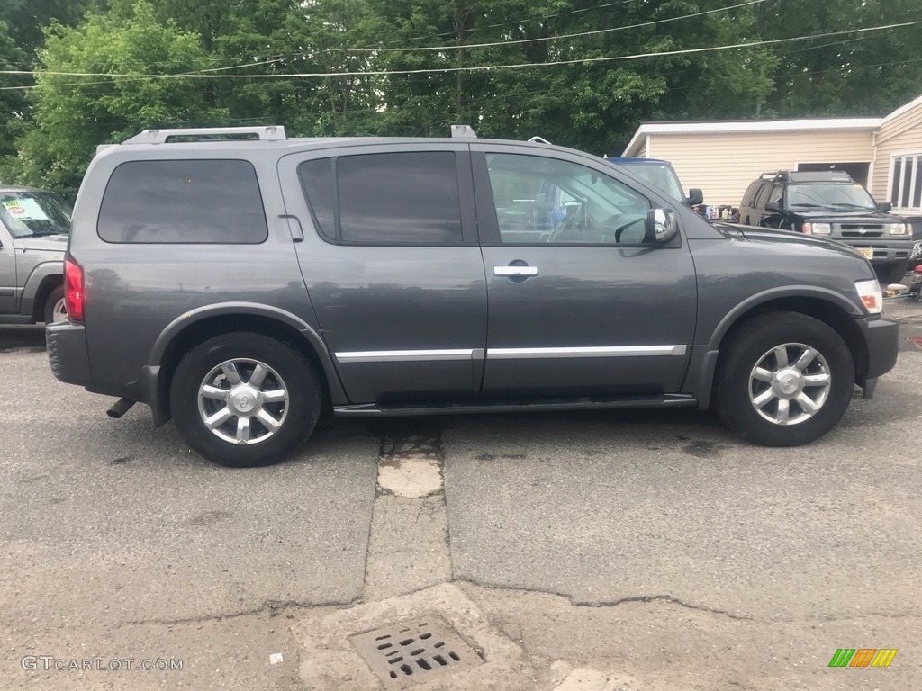 2005 QX 56 4WD - Silver Graphite Gray / Graphite photo #7