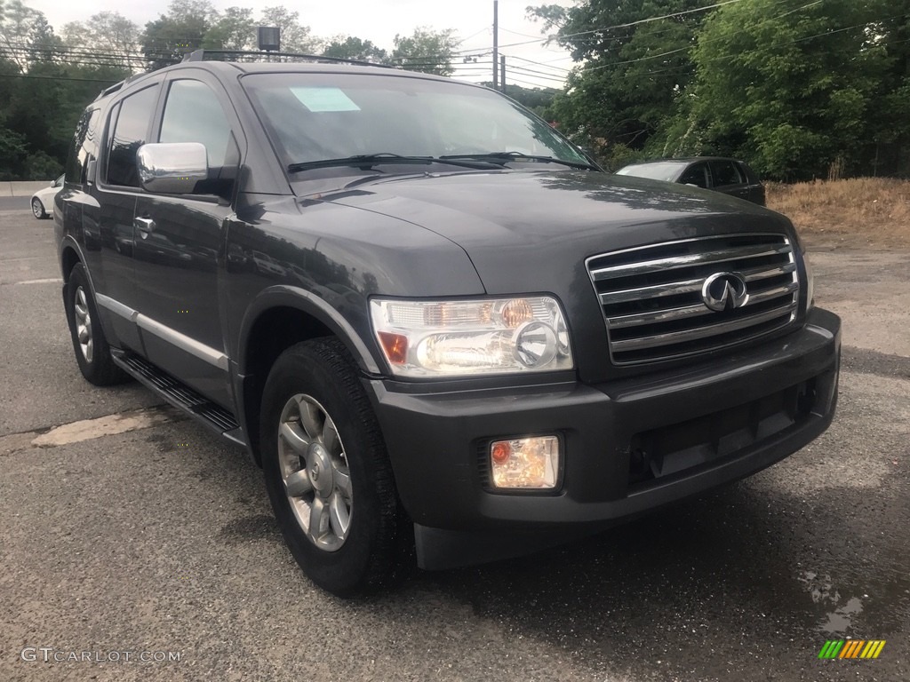 2005 QX 56 4WD - Silver Graphite Gray / Graphite photo #8