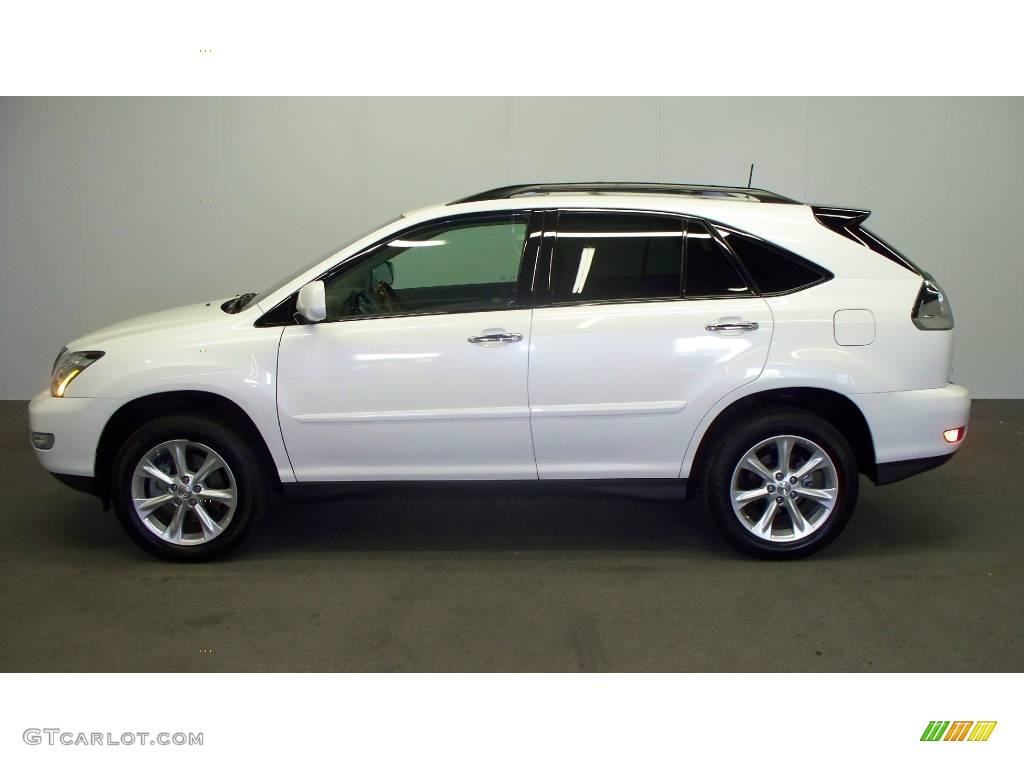 2009 RX 350 AWD - Crystal White Mica / Parchment photo #3