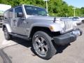 2017 Billet Silver Metallic Jeep Wrangler Unlimited Sahara 4x4  photo #9