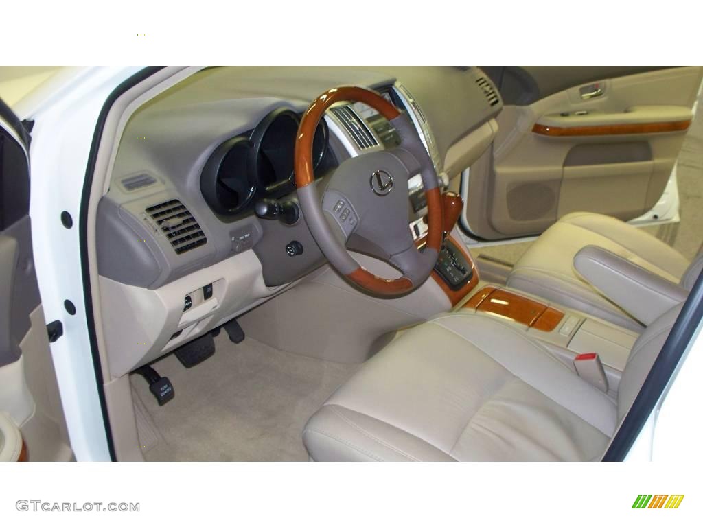 2009 RX 350 AWD - Crystal White Mica / Parchment photo #13