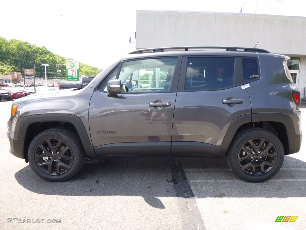 2017 Renegade Latitude 4x4 - Granite Crystal Metallic / Black photo #2