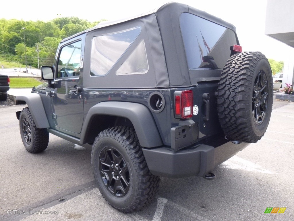 2017 Wrangler Sport 4x4 - Rhino / Black photo #3