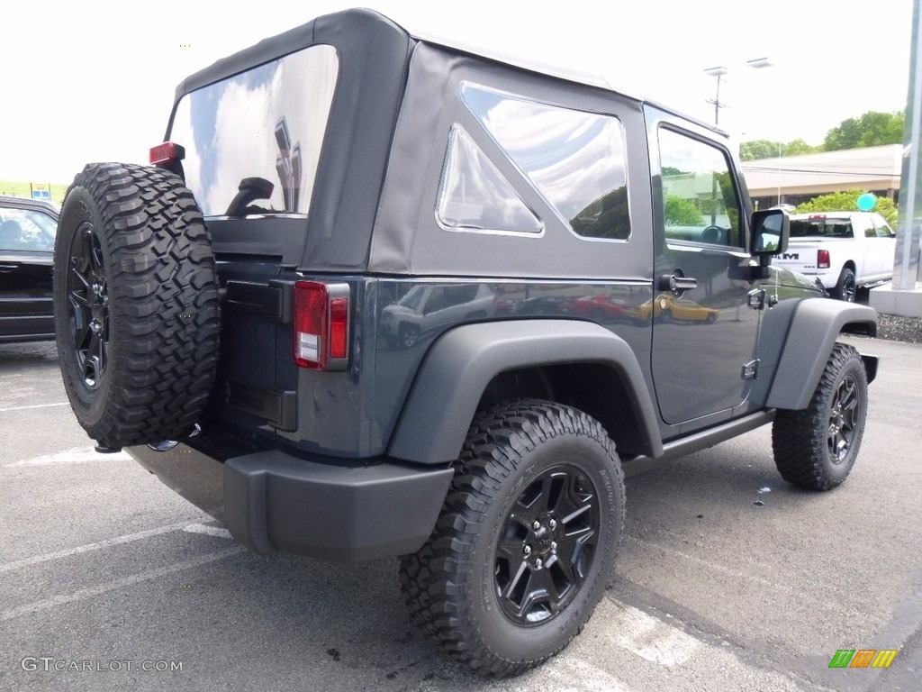 2017 Wrangler Sport 4x4 - Rhino / Black photo #6
