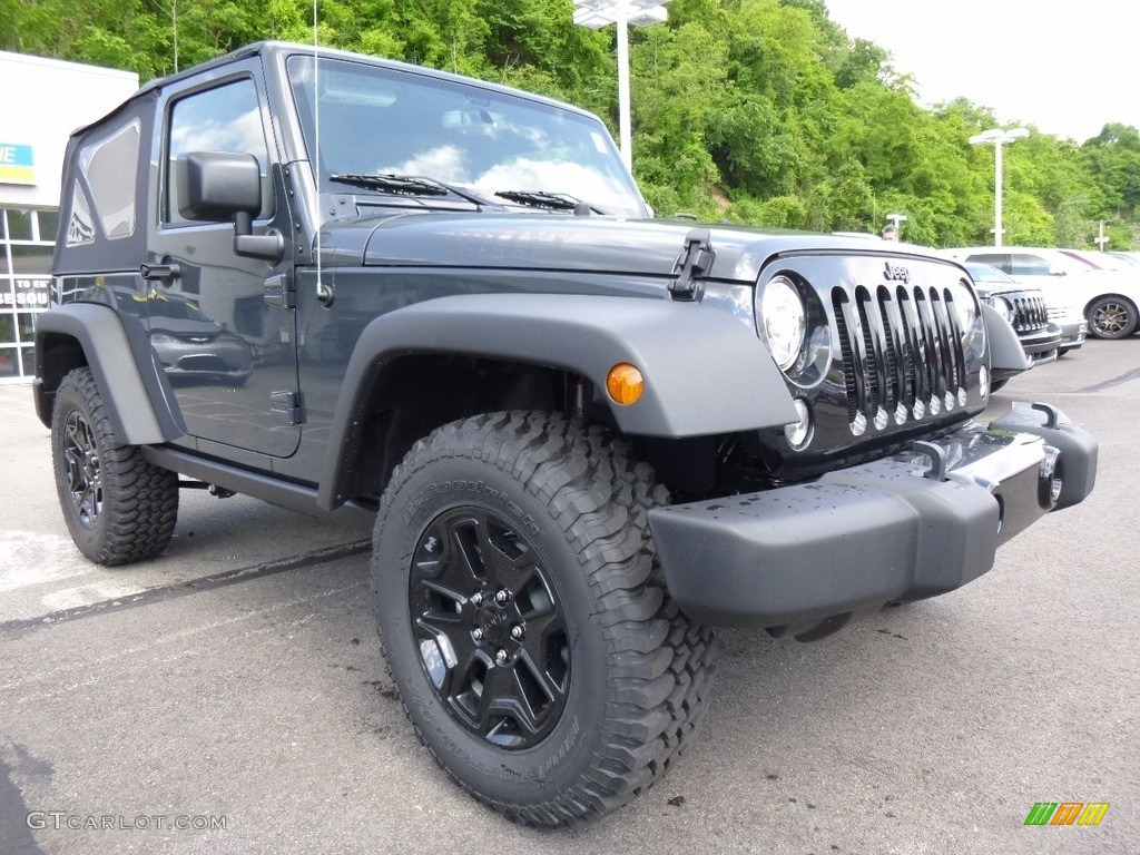 2017 Wrangler Sport 4x4 - Rhino / Black photo #8