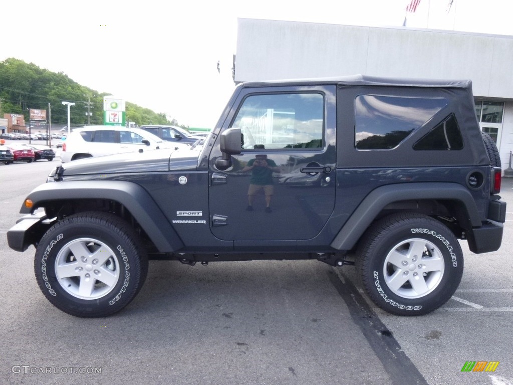 2017 Wrangler Sport 4x4 - Rhino / Black photo #2