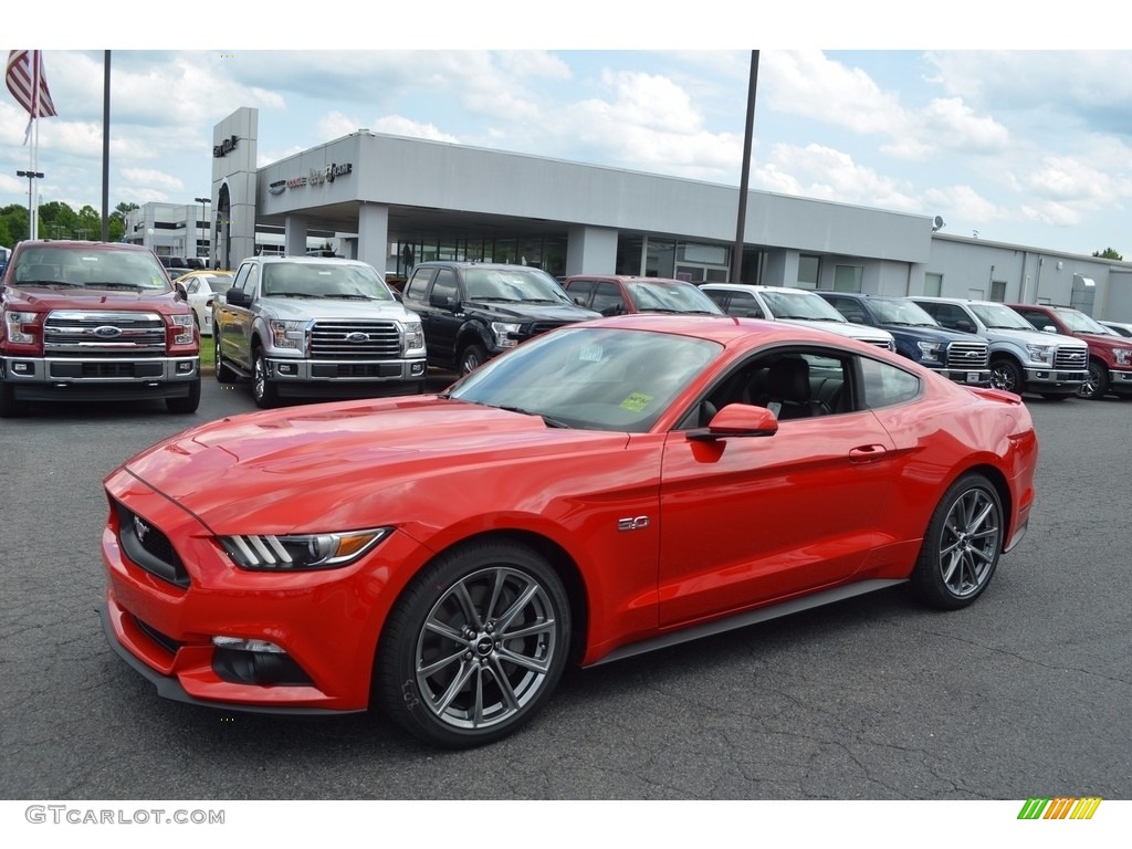 2017 Mustang GT Premium Coupe - Race Red / Ebony photo #3