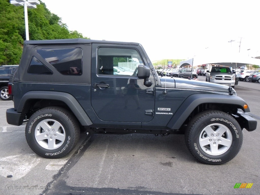 2017 Wrangler Sport 4x4 - Rhino / Black photo #7