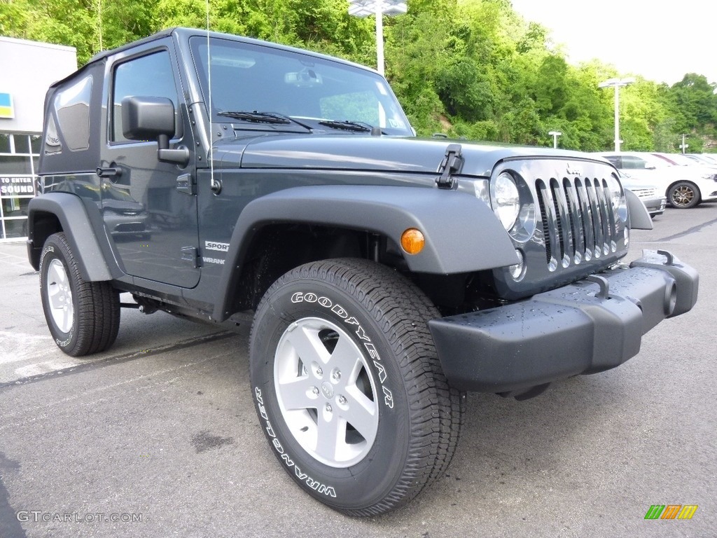 2017 Wrangler Sport 4x4 - Rhino / Black photo #8