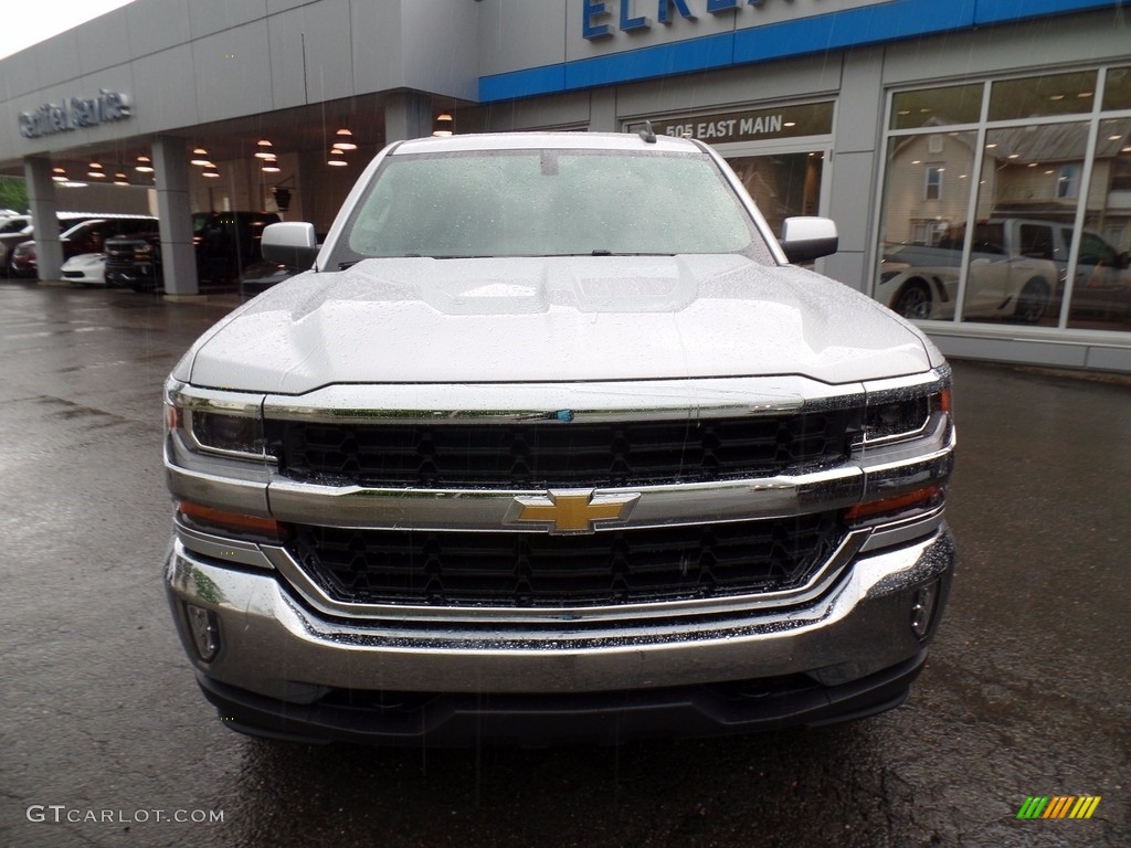 2017 Silverado 1500 LT Double Cab 4x4 - Silver Ice Metallic / Jet Black photo #2