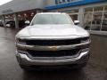 2017 Silver Ice Metallic Chevrolet Silverado 1500 LT Double Cab 4x4  photo #2