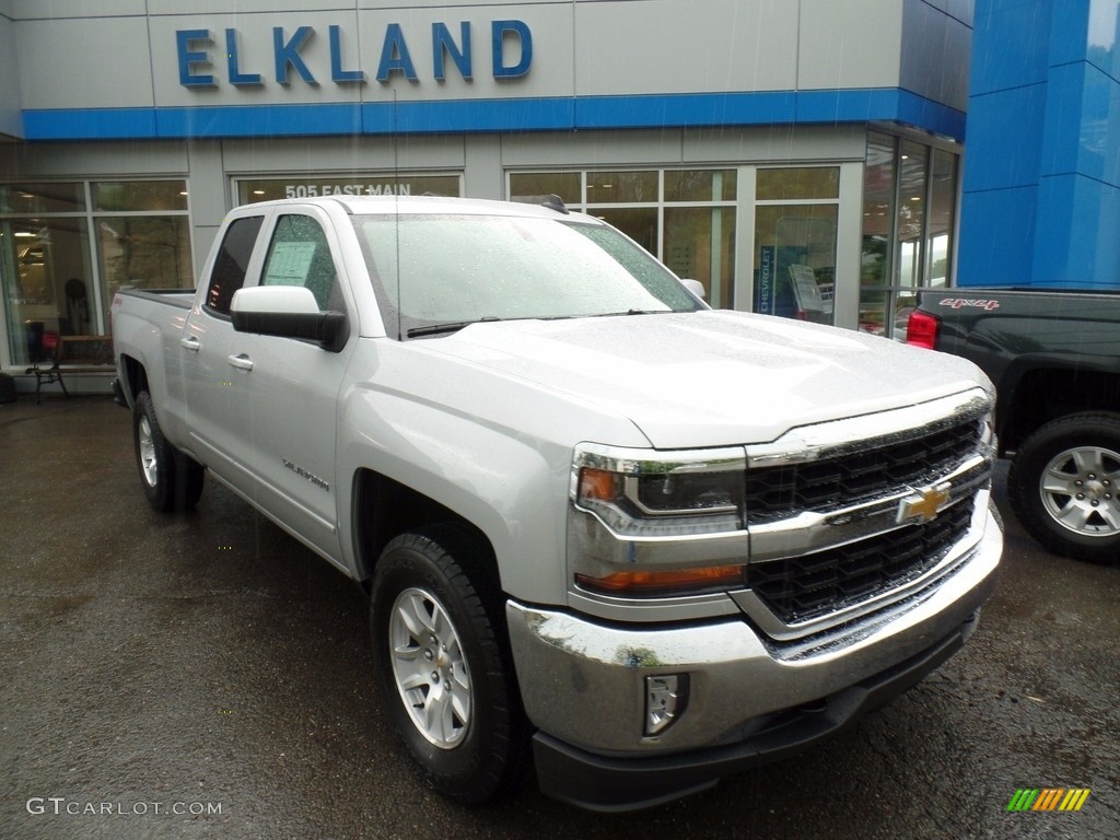 2017 Silverado 1500 LT Double Cab 4x4 - Silver Ice Metallic / Jet Black photo #3