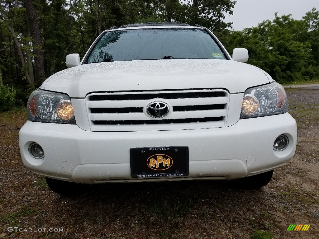 2004 Highlander Limited V6 - Super White / Ash photo #2