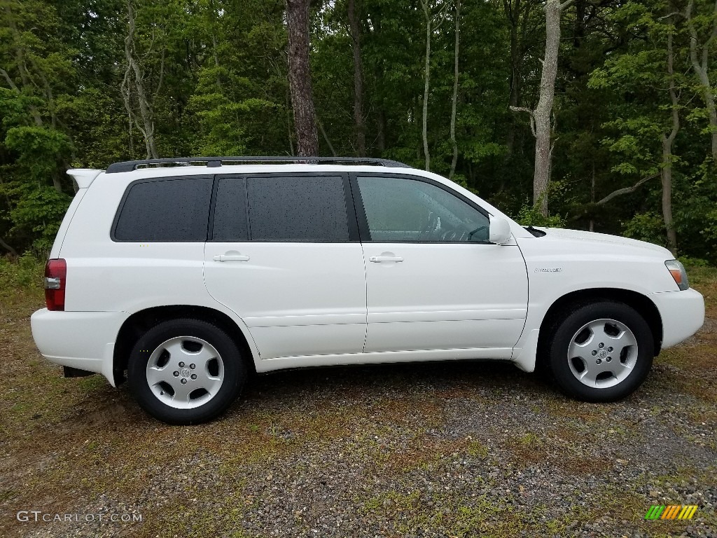 2004 Highlander Limited V6 - Super White / Ash photo #4
