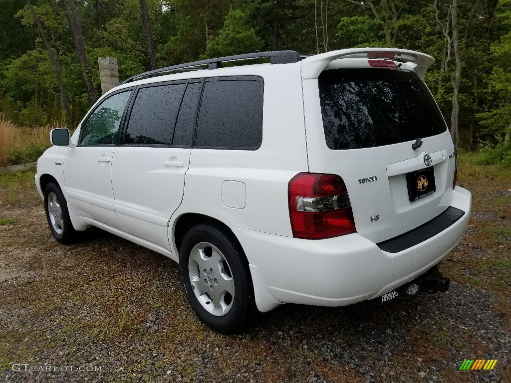 2004 Highlander Limited V6 - Super White / Ash photo #6