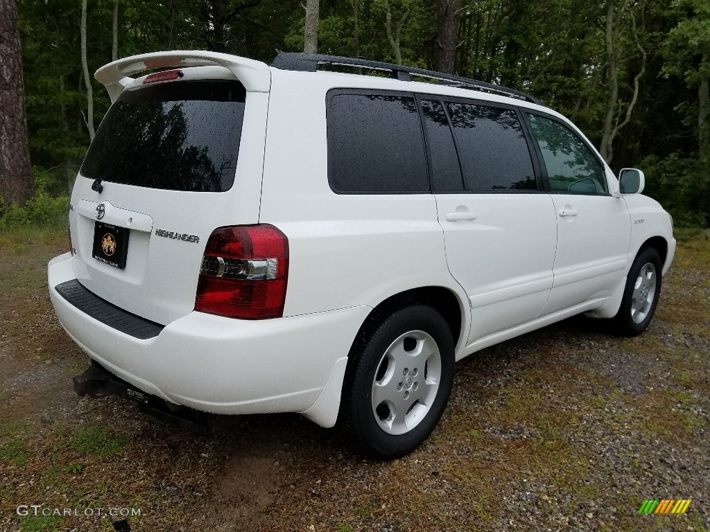 2004 Highlander Limited V6 - Super White / Ash photo #7